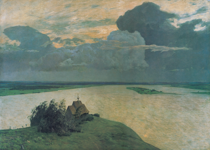  伊萨克·列维坦 Levitan，Isaak Iliich —— 寂静的天空
